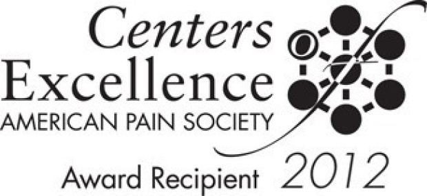 American Pain Society 2012 Centers of Excellence Award